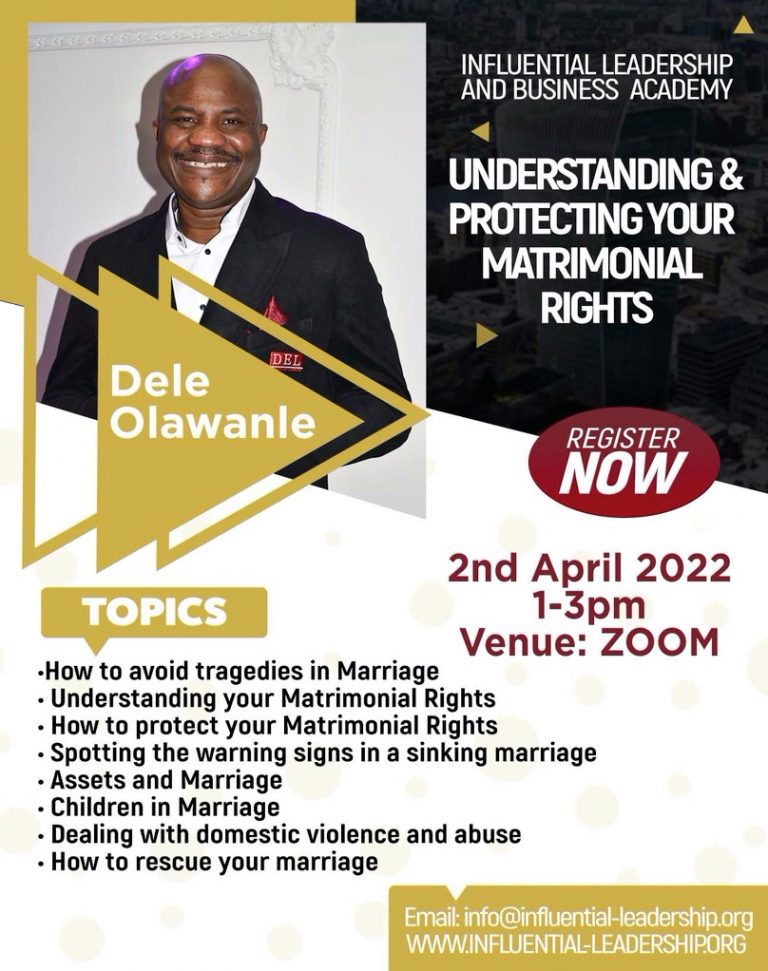 Understanding & Protecting Your Matrimonial Rights Influential Leadership
